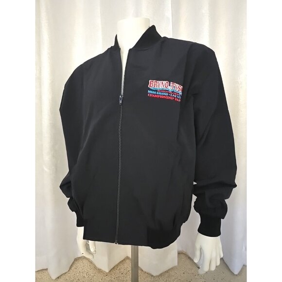 Dead Stock Mike Tyson Frank Bruno 1996 Boxing Fight Zip Jacket XL L - Picture 1 of 5